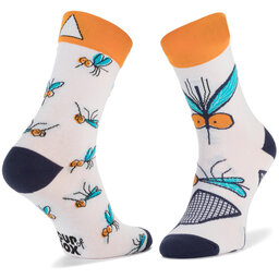 

Високі шкарпетки unisex Cup of Sox Bzyki Z Afryki Білий
