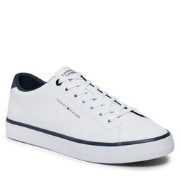 Tommy Hilfiger Сникърси Tommy Hilfiger Th Hi Vulc Core Low Leather FM0FM05041 White YBS