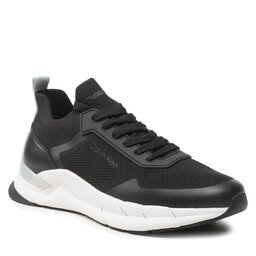 Calvin Klein Sportcipő Calvin Klein Low Top Lace Up Mix HM0HM00918 Black/Salt Bay 0GR