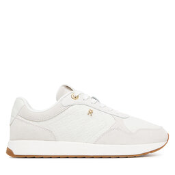 Tommy Hilfiger Sneakers Tommy Hilfiger Th Runner Monogram FW0FW09586 Creme