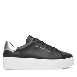 Tommy Hilfiger Sneakers Tommy Hilfiger Essential Platform Court Sneaker FW0FW08756 Negru