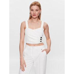 Liu Jo Liu Jo Τοπ CA3095 T2200 Λευκό Regular Fit