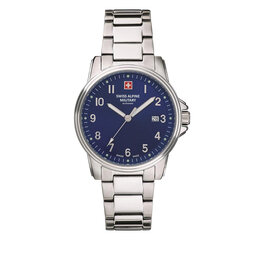 Swiss Alpine Military Zegarek Swiss Alpine Military 7011.1135 Blue/Silver/Silver