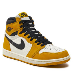 Nike Schuhe Nike Air Jordan 1 Retro High Og DZ5485 701 Yellow Ochre/Black/Sail