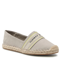 Tommy Hilfiger Espadrilles Tommy Hilfiger Artisanal Espadrille FW0FW05779 Stone AEP
