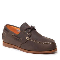 Timberland Félcipő Timberland Cedar Bay Boat Shoe TB0A29YG931 Dk Brown Full Grain