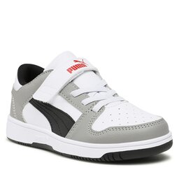 Puma Zapatillas Puma Rebound Layup Lo SL V PS 370492 20 Puma White-Puma Black-Concrete Gray-For All Time Red