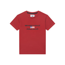 Beverly Hills Polo Club Beverly Hills Polo Club T-Shirt P-SS26B-TS0132 Rot Regular Fit