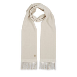 Tommy Hilfiger Κασκόλ Tommy Hilfiger Cashmere Chic Woven Scarf AW0AW15344 Cashmere Cream 0F5