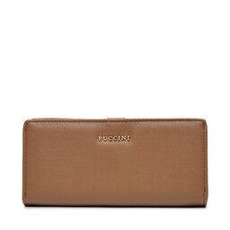 Puccini Голям дамски портфейл Puccini BLP837A Кафяв
