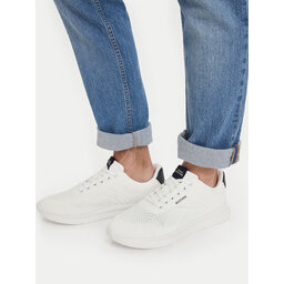 Tommy Hilfiger Sneakers Tommy Hilfiger Lightweight Runner Mix FM0FM05755 Weiß