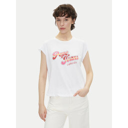 Pepe Jeans Pepe Jeans Camiseta Rosalie PL506033 Blanco Regular Fit
