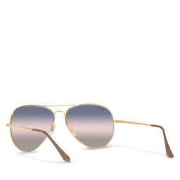 

Сонцезахисні окуляри Ray-Ban Aviator Metal II 0RB3689 001/GE Pink Gradient Blue, Золотий