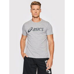 Asics Marškinėliai Asics Big Logo 2031A978 Mid Grey Heather/Dark Grey 020
