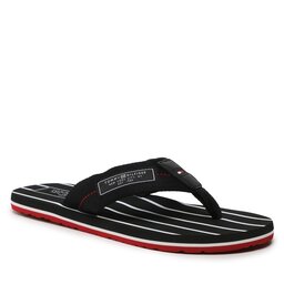 Tommy Hilfiger Flip-flops Tommy Hilfiger Patch Hilfiger Beach Sandal FM0FM04470 Black BDS