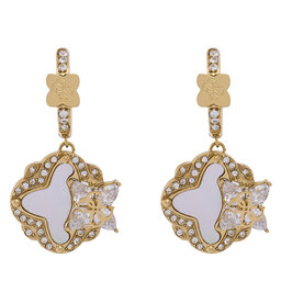 Guess Σκουλαρίκια Guess JUBE05 583JW Χρυσό