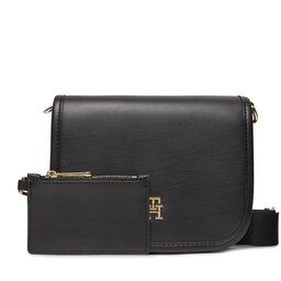 Tommy Hilfiger Ročna torba Tommy Hilfiger Th City Crossover AW0AW15694 Black BDS
