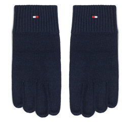 Tommy Hilfiger Pánské rukavice Tommy Hilfiger Essentials AM0AM12845 Tmavomodrá