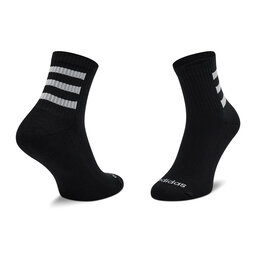 

Набір 3 пар високих чоловічих шкарпеток adidas HC 3S Quart 3PP HD2212 Black/Black/Black, Чорний
