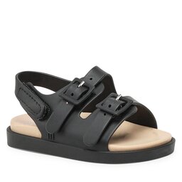 Melissa Sandały Melissa Mini Melissa Wide Sandal BB 33405 Black/Beige 51496