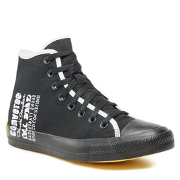 Converse Кецове Converse Ctas Hi A02796C Black/White/Daydream Yellow