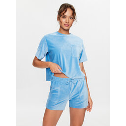Hunkemöller Hunkemöller Μπλούζα πιτζάμας 203212 Μπλε Comfortable Fit