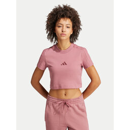 adidas adidas Marškinėliai ALL SZN 3-Stripes IY6849 Rožinė Slim Fit