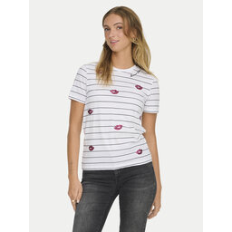 ONLY ONLY Футболка Kita 15332698 Білий Regular Fit