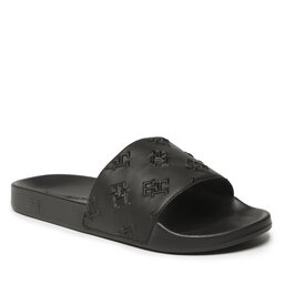 Tommy Hilfiger Șlapi Tommy Hilfiger Debossed Th Pool Slide FM0FM04614 Black BDS