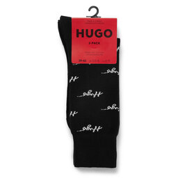 Hugo Hohe Herrensocken Hugo 50491194 Black 1