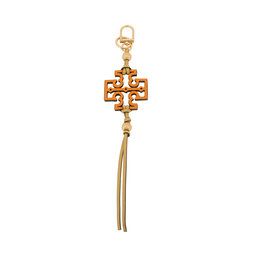 

Брелок Tory Burch Leather Kira Tassel Key Fob 88187 Orange Citrine 819, Оранжевий
