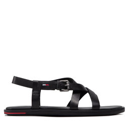 

Босоніжки Tommy Jeans Leather Sandal EN0EN01809 Black BDS, Чорний
