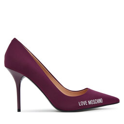 LOVE MOSCHINO Pantofi cu toc subțire LOVE MOSCHINO JA10299G1NIM055641 Vișiniu