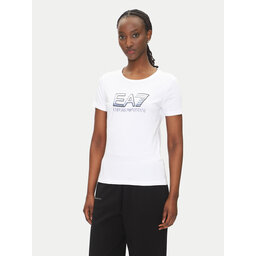 EA7 Emporio Armani EA7 Emporio Armani Camiseta 7W000183 AF10373 U0002 Blanco Regular Fit