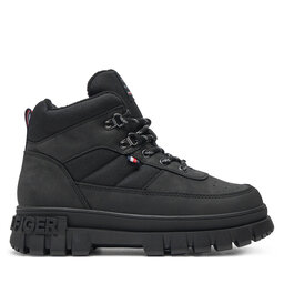 Tommy Hilfiger Черевики Tommy Hilfiger Lace-Up Bootie T3X5-33707-1492 S Чорний