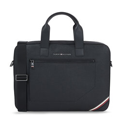 Tommy Hilfiger Brašna na notebook Tommy Hilfiger Th Central Slim Computer Bag AM0AM11579 Black BDS