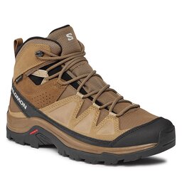 Salomon Trekkingschuhe Salomon Quest Rove GORE-TEX L47181400 Kangaro/Kelp/Black