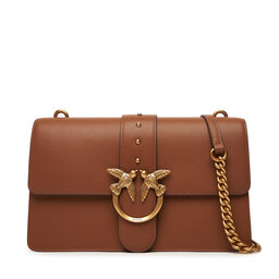 PINKO Handtasche PINKO Love One Classic ST.CL Al 25-26 PLTT 105857 A0F1 Braun