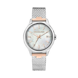 Trussardi Zegarek Trussardi R2453170505 Srebrny