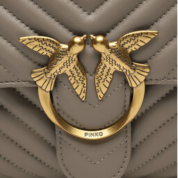 

Сумка Pinko Love Lady Puff Big Cl . AI 23-24 PLTT 100042 A0GK Beige I68Q, Сірий