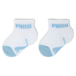 

Набір 2 пар високих дитячих шкарпеток Puma Baby Mini Cats Lifestyle Sock 2P 935478 Powder Blue 01, Білий
