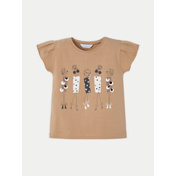 Mayoral Mayoral Футболка 3015 Бежевий Regular Fit