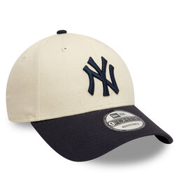 New Era Kepurė su snapeliu New Era Colourblock 9Forty New York Yankees 60595215 Smėlio