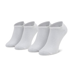 Calvin Klein Set di 2 paia di calzini corti da uomo Calvin Klein 701218707 White 002