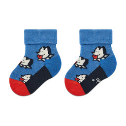 

Набір 2 пар високих дитячих шкарпеток Happy Socks KDDB45-6500 Cиній