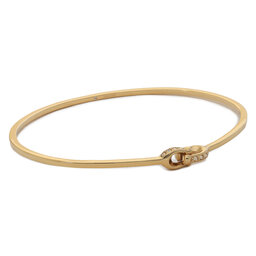 Coach Apyrankė Coach Interlock Pave C Bangle Bracelet 37440615GLD710 Auksinė