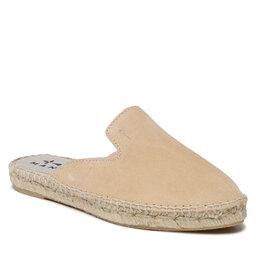 Manebi Espadrile Manebi Suede Mules M 1.1 M0 Champagne Beige