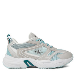 

Снікерcи Calvin Klein Jeans Retro Tennis Su-Mesh Wn YW0YW00891 Blue Glass/Fanfare/Oyster Mushroom 0H8, Зелений