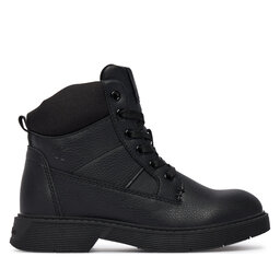 Calvin Klein Gležnjarji Calvin Klein Lace-Up Bootie V3X5-83187-1695 S Črna