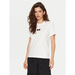 KARL LAGERFELD KARL LAGERFELD T-Shirt A1W17021 Weiß Regular Fit